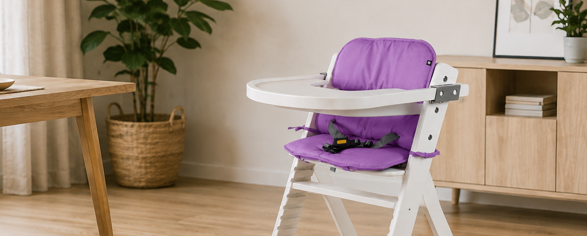 Tinydo Sitzpolster Sitzkissen mit Memory-Schaum passend für den Safety 1st Timba Hochstuhl