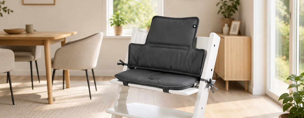 Tinydo Sitzauflage Sitzkissen mit Memory-Schaum passend für den Stokke Tripp Trapp Hochstuhl