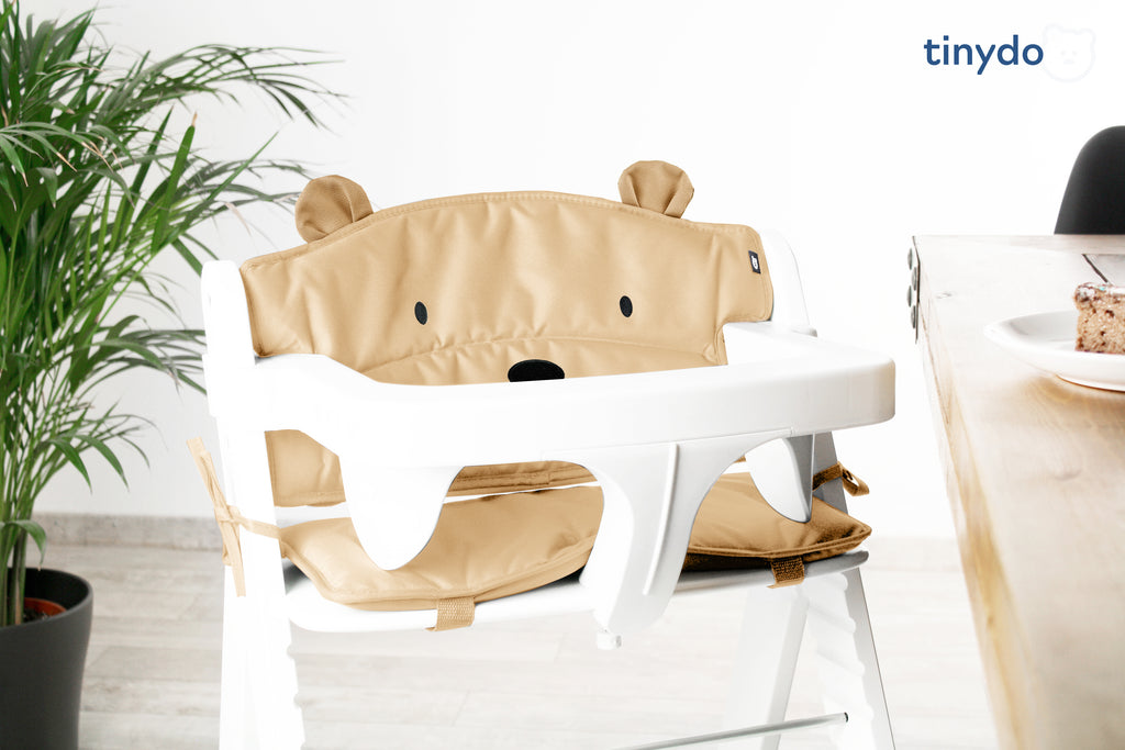 Tinydo Sitzkissen Bärchen passend für Hauck Alpha mit Tisch und Tray