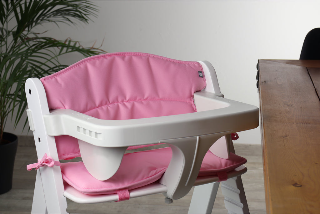 Rosa Tinydo Sitzkissen passend für Hauck Alpha mit Tisch und Tray