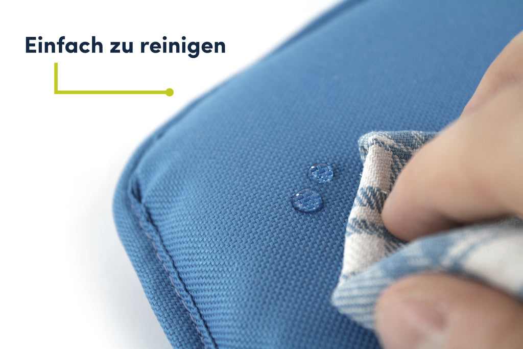 Abwaschbares Tinydo Sitzkissen in Dunkelblau passend für IKEA Antilop – einfach zu reinigen