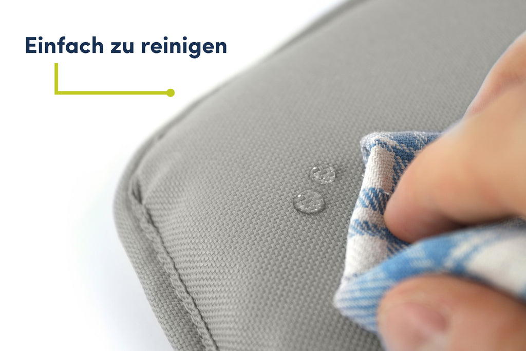 Abwaschbares Tinydo Sitzkissen in Salbeigrau passend für IKEA Antilop – einfach zu reinigen