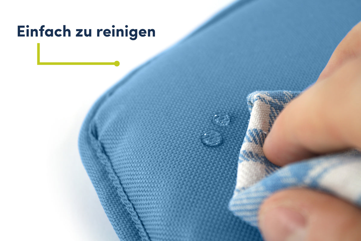 Abwaschbares Tinydo Sitzkissen in Blau passend für Safety 1st Timba – einfach zu reinigen