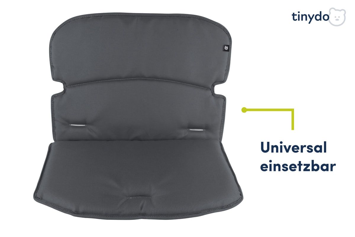 Tinydo Sitzkissen passend für Safety 1st Timba in Dunkelgrau