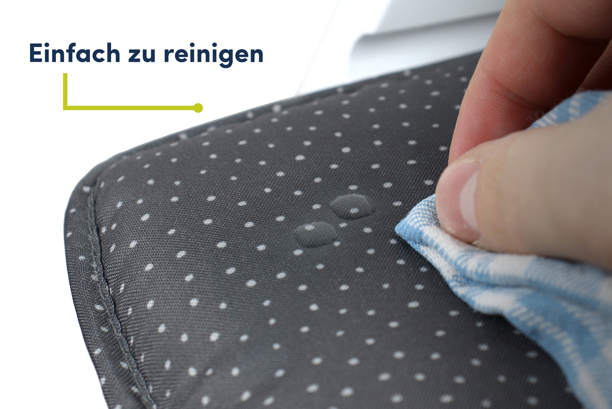 Abwaschbares Tinydo Sitzkissen Gepunktet passend für Safety 1st Timba – einfach zu reinigen