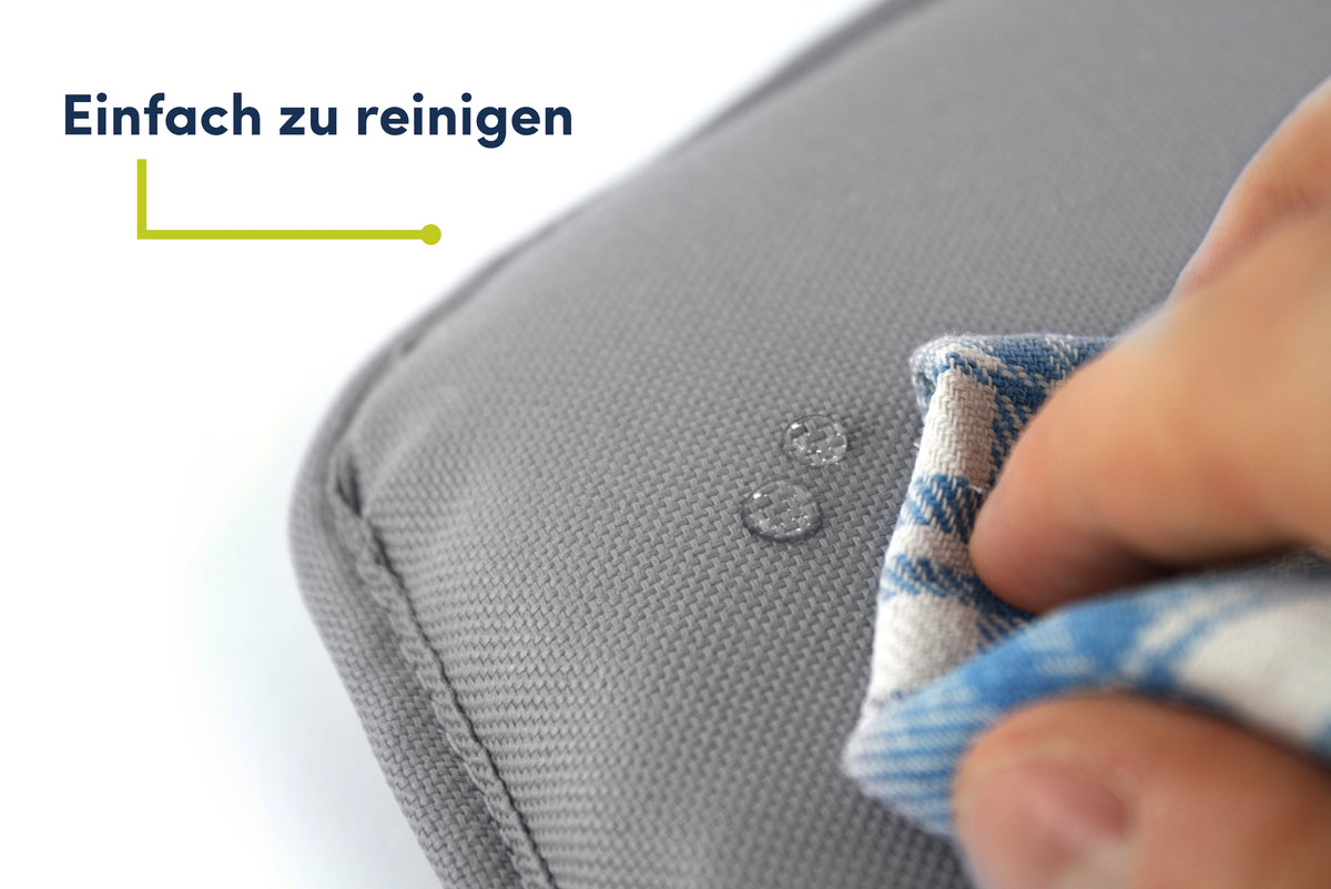 Abwaschbares Tinydo Sitzkissen in Salbeigrau passend für Safety 1st Timba – einfach zu reinigen