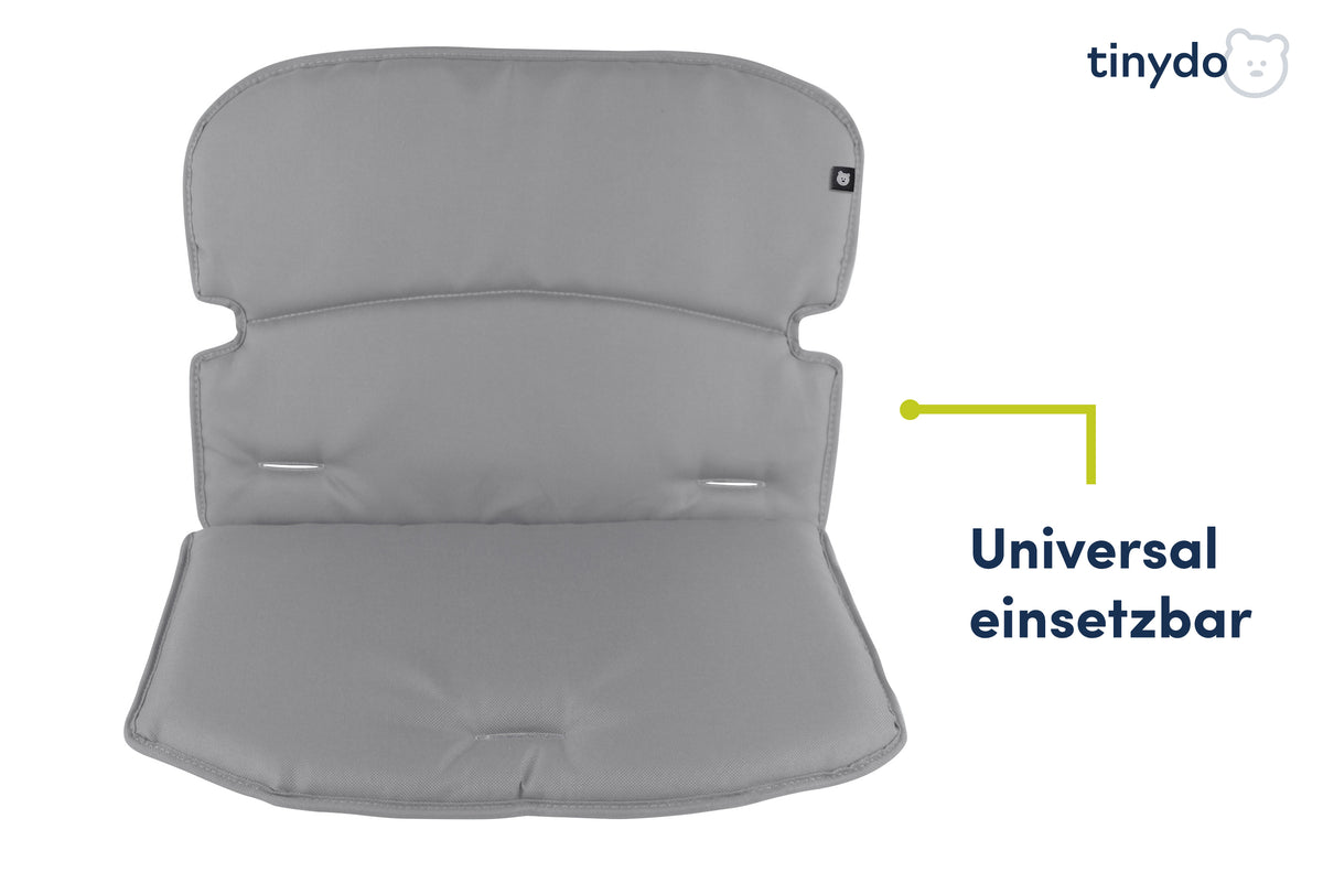 Tinydo Sitzkissen passend für Safety 1st Timba in Salbeilgrau