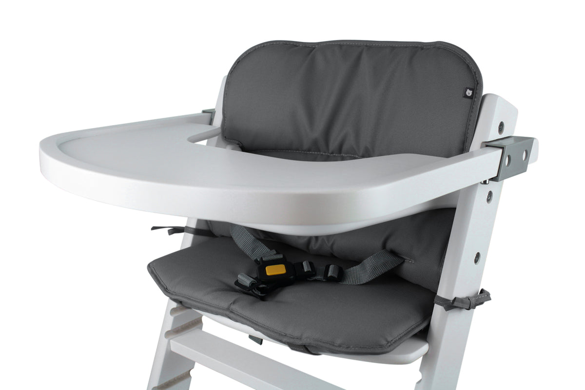Tinydo Sitzkissen in Dunkelgrau passend für Safety 1st Timba mit Tisch und Tray