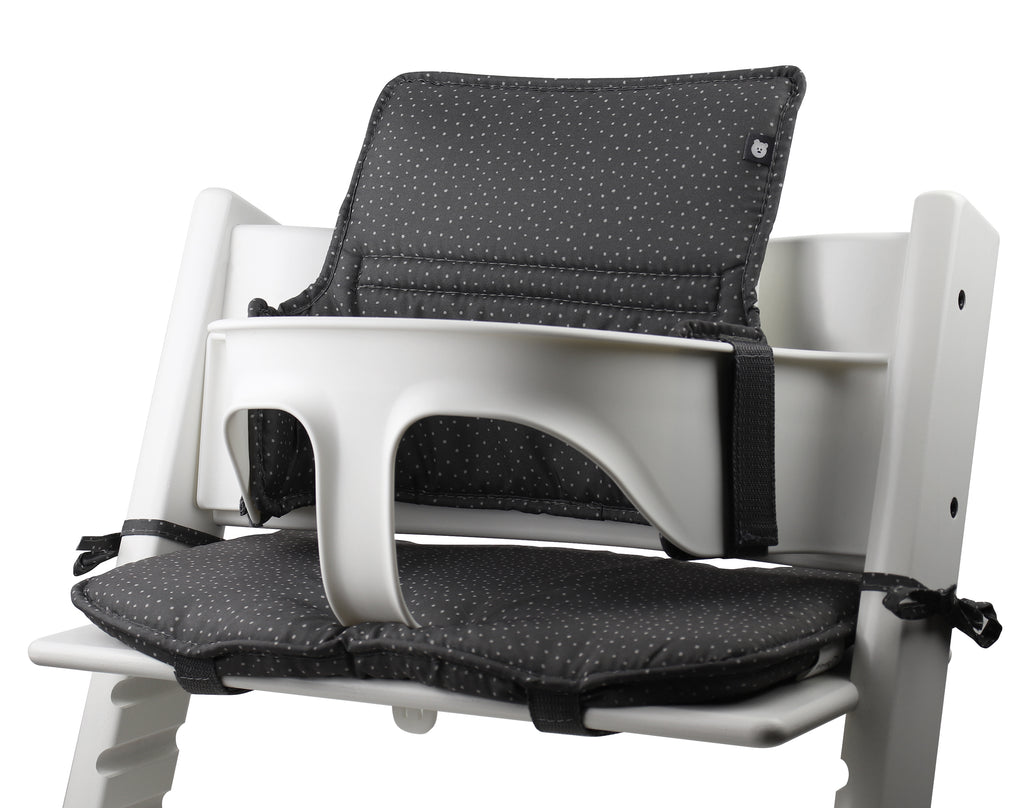 Tinydo Sitzkissen Gepunktet passend für Stokke Tripp Trapp mit Babyschale