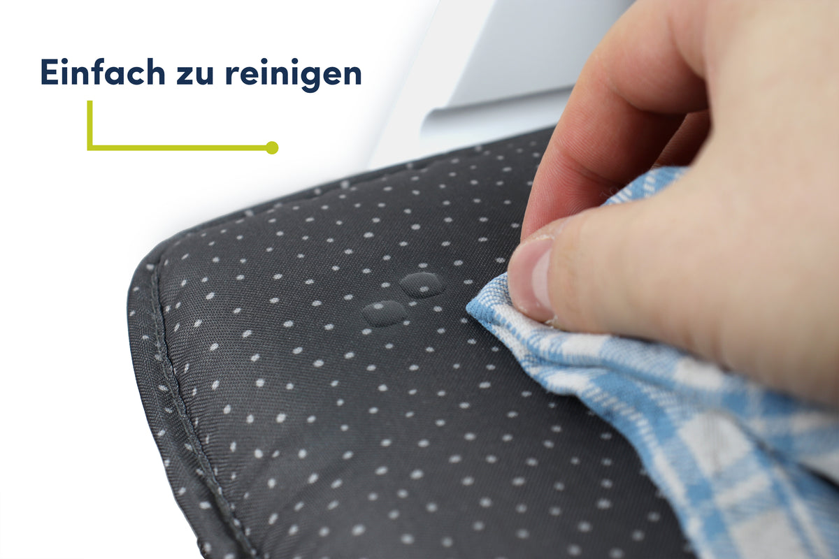 Abwaschbares Tinydo Sitzkissen gepunktet passend für Stokke Tripp Trapp – einfach zu reinigen